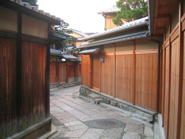 京の町屋路地